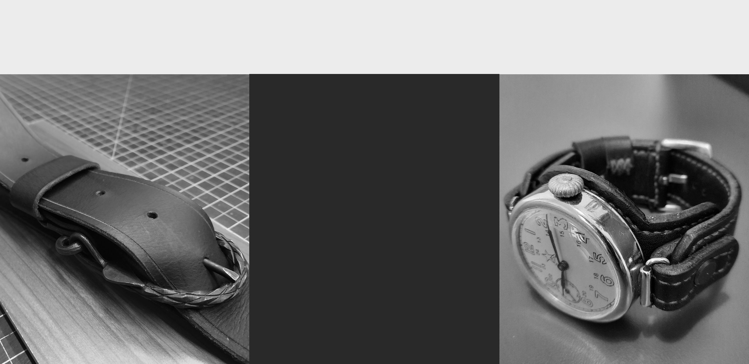 Ledergürtel & Uhrenarmbänder